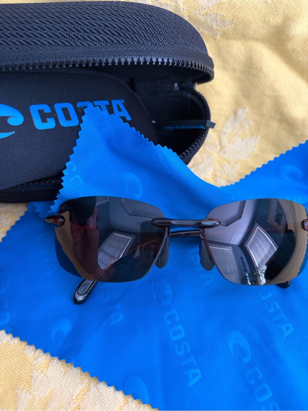 Costa Del Mar Ballast BA 10 Polarized Sunglasses Tortoise Copper 580P